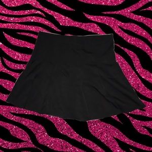 Black Pleated Skirt
